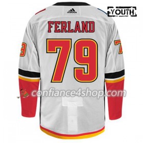 Adidas Maillot de Hockey Calgary Flames MICHAEL FERLAND 79 Blanc Authentic - Enfant